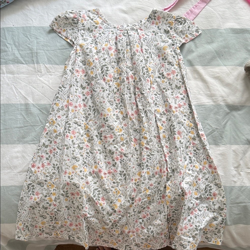 bella bliss Floral Dress in Pink, Yellow, and Gray